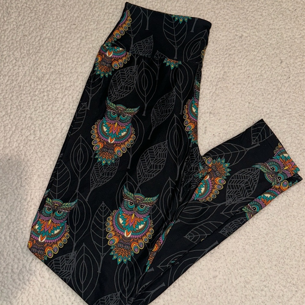 NWT Canah OS Owl Leggings